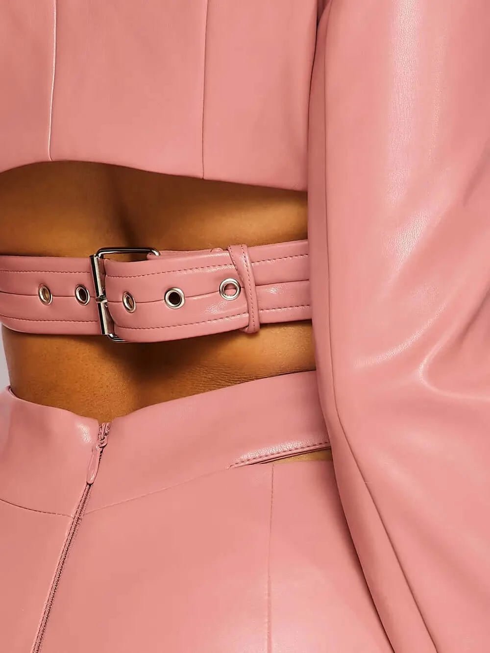 City Chic Cropped Top and Pants Set - Unparalleled Collection