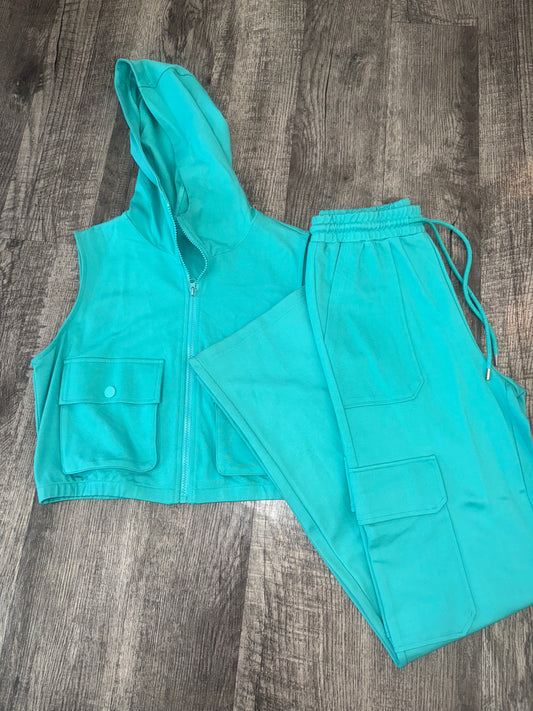 Seaside Drift Turquoise Leisure Set
