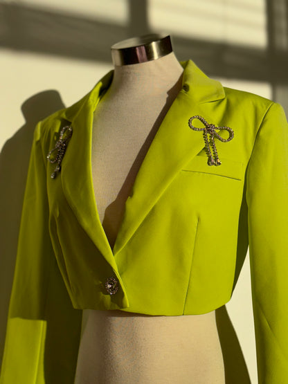 Diamanté Coquette Blazer
